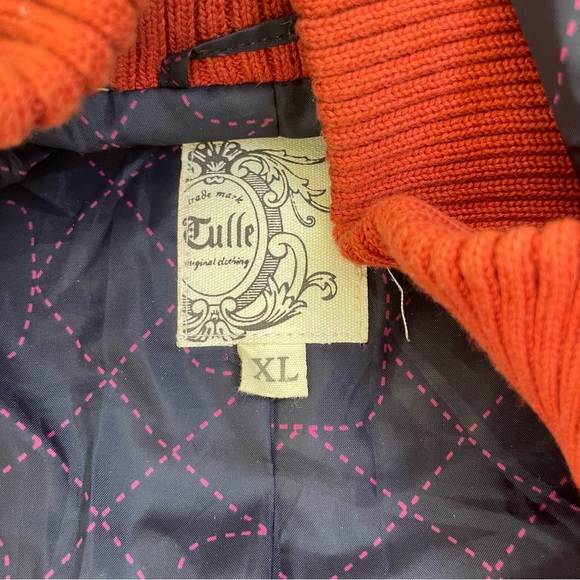 Tulle Wool Coat XL - Picture 4 of 9